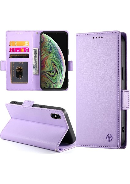IPhone Xs Max Flip Kart Yuvaları Iş Günlük Kullanım Cüzdan Için Flip Case (Yurt Dışından) modelleri