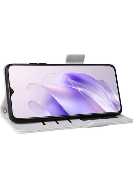 Oukitel C37 Kart Yuvaları Için Flip Case Tutucu Yan Toka Pu Deri Cüzdan (Yurt Dışından)