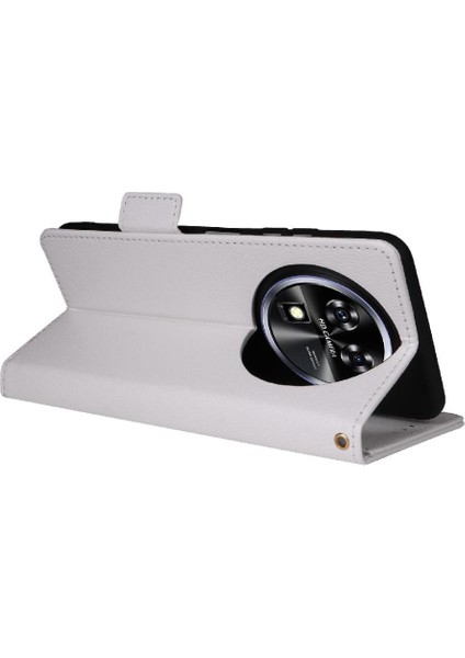 Oukitel C37 Kart Yuvaları Için Flip Case Tutucu Yan Toka Pu Deri Cüzdan (Yurt Dışından)