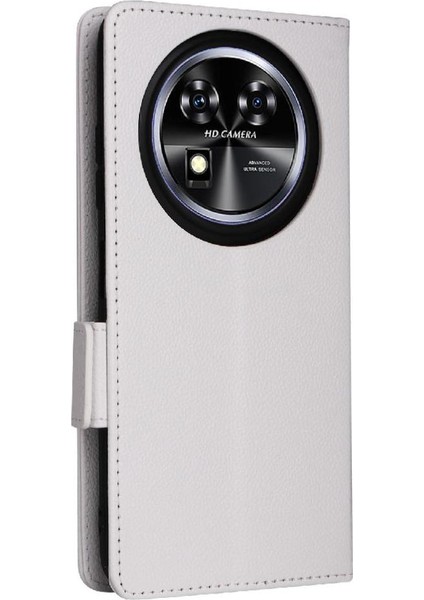 Oukitel C37 Kart Yuvaları Için Flip Case Tutucu Yan Toka Pu Deri Cüzdan (Yurt Dışından)