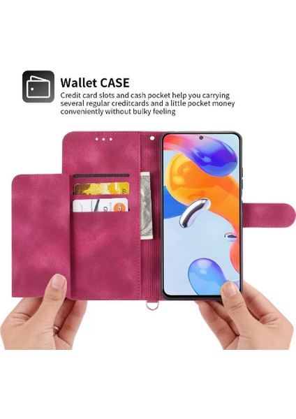 Realme 10 4g Bileklik Kabartmalı Çoklu Kredi Kartı Yuvaları Için Flip Case (Yurt Dışından)