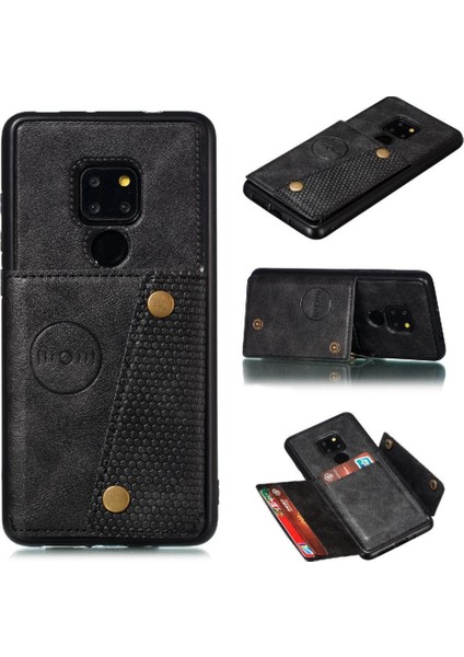 Huawei Mate 20 Darbeye Koruyucu Kickstand Buit Için Cüzdan Kılıf (Yurt Dışından)