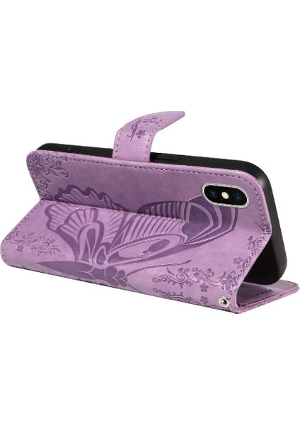 Kredi Kartı Yuvası ile IPhone Xs Max Için Flip Case Ayrılabilir El Kayışı (Yurt Dışından) modelleri