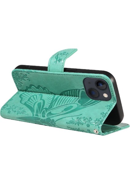 Kredi Kartı Yuvası ile IPhone 14 Için Flip Case Ayrılabilir El Kayışı Yüksek (Yurt Dışından) modelleri
