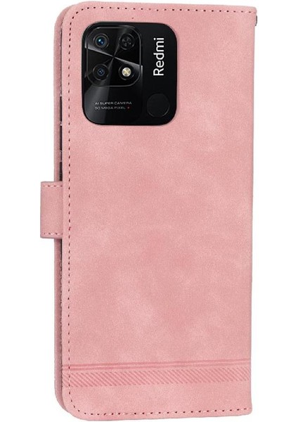 Xiaomi Redmi 10C Bileklik Kart Yuvaları Nakit Cep Premium Için Flip Case (Yurt Dışından) fırsatları