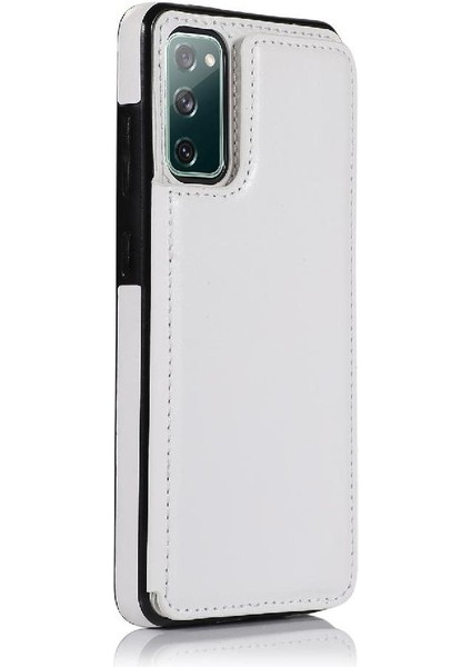 Kart Tutucu Çift Manyetik Pu ile Samsung Galaxy S20 Fe Için Cüzdan Kılıf (Yurt Dışından) fırsatları