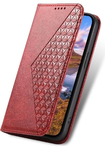 Google Pixel 7 Pro Günlük Kullanım Için Flip Case El Kayışı Standı Eşkenar Dörtgen Şekli (Yurt Dışından)