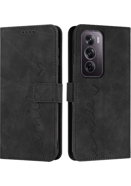 Oppo Oppo 12 Pro 5g Için Flip Case Pu Deri Aşk Cüzdan Kickstand Yan (Yurt Dışından)