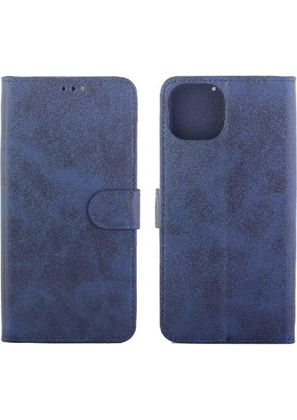 IPhone 14 Için Filp Durumda Artı Manyetik Kapatma Tam Koruma Kartı Tutucu (Yurt Dışından)