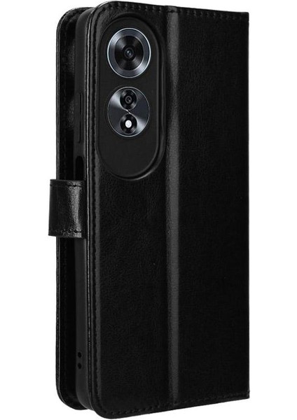 Oppo A60 4g Flip Kapak Için Kılıf Manyetik Cüzdan Kart Tutucu (Yurt Dışından)