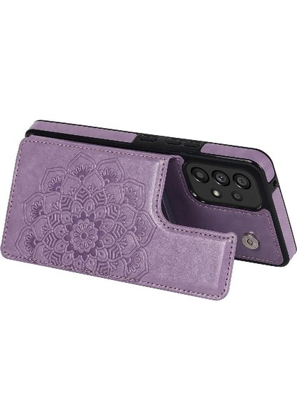 Samsung Galaxy Için Kart Tutucu Kılıf ile Cüzdan A53 5g Kabartmalı Mandala Pu (Yurt Dışından) fiyatları