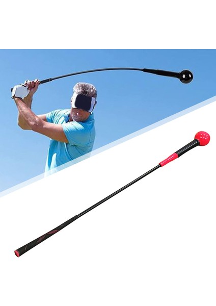 40" Golf Swing - Hizalaması Düzeltme, Şkinler Için Isınma Çubuğu Kırmızı (Yurt Dışından) modelleri