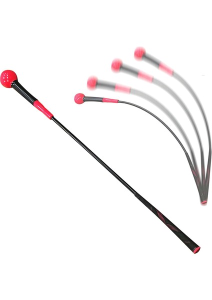 40" Golf Swing - Hizalaması Düzeltme, Şkinler Için Isınma Çubuğu Kırmızı (Yurt Dışından) indirimleri