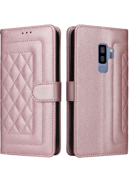 Samsung Galaxy S9 Artı Flip Kapak Için Flip Case Basit Iş Deri (Yurt Dışından)