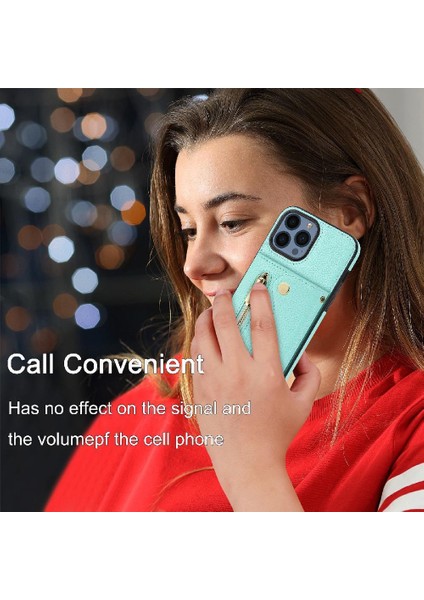 IPhone 13 Için Kılıf Pro Uzun Kayış Büyük Kapasiteli Mini Sırt Çantası Kart Yuvaları (Yurt Dışından) modelleri