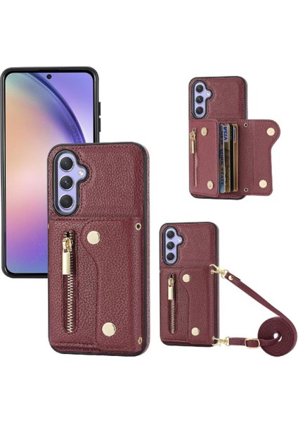 Samsung Galaxy A54 5g Kart Yuvaları Için Kılıf Uzun Kayış Hafif Büyük (Yurt Dışından)