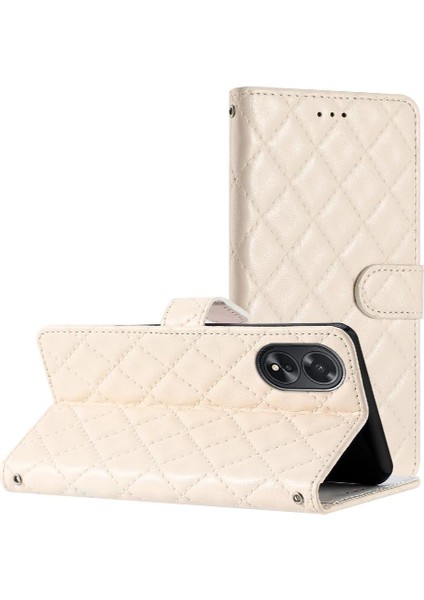 Oppo A78 5g Kickstand Tpu Darbeye Pu Deri Cüzdan Kartı Için Flip Case (Yurt Dışından)