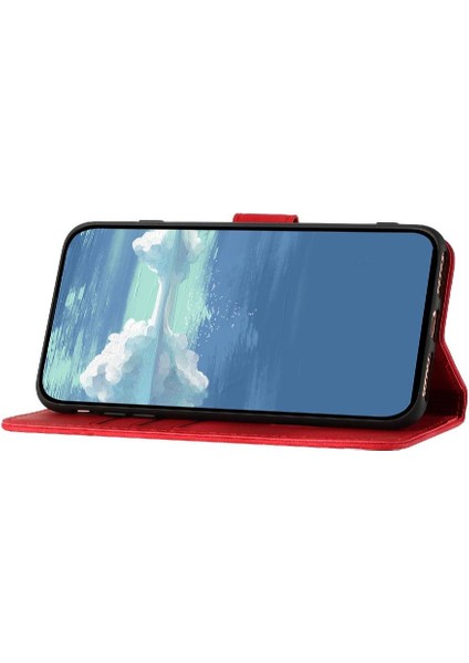 Kart Yuvası Standı Manyetik Flip ile Realme 12 Artı Pu Deri Için Flip Case (Yurt Dışından) fiyatları