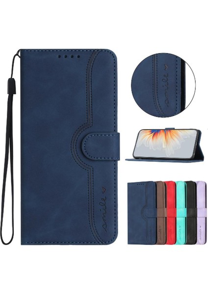 Xiaomi Redmi A3 Durumda Premium Pu Cüzdan Dahili Mıknatıs ile Uyumlu (Yurt Dışından)