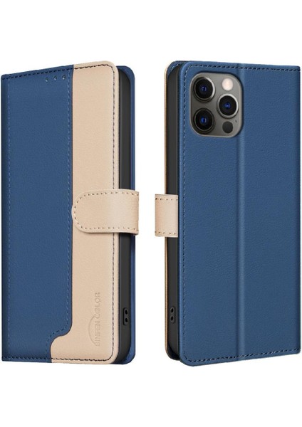 IPhone 15 Pro Max Rfıd Engelleme Kickstand Darbeye Tpu Için Flip Case (Yurt Dışından)