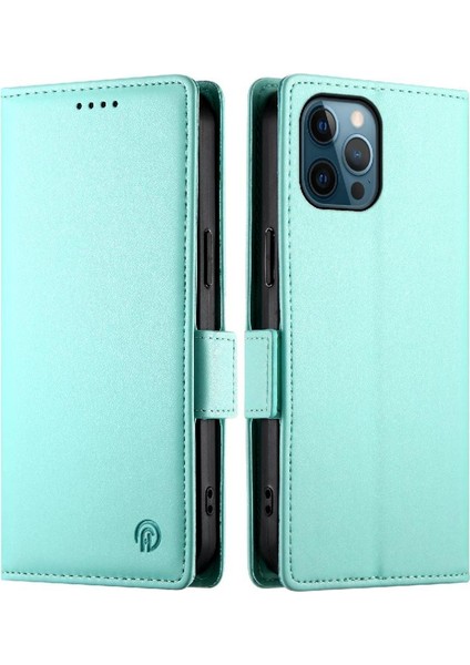 IPhone 12 Için Flip Case Pro Max Günlük Kullanım Flip Cüzdan Kartvizit Yuvaları (Yurt Dışından)