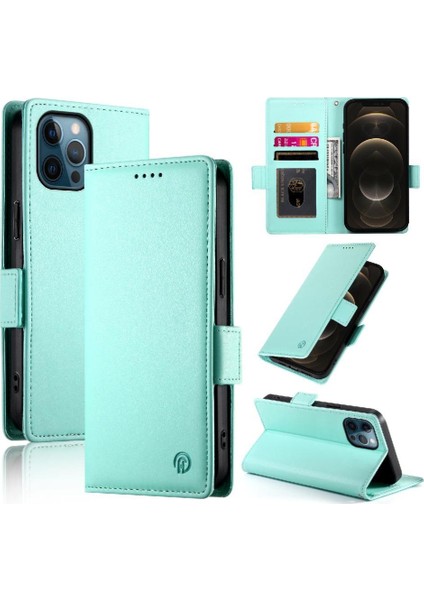 IPhone 12 Için Flip Case Pro Max Günlük Kullanım Flip Cüzdan Kartvizit Yuvaları (Yurt Dışından)