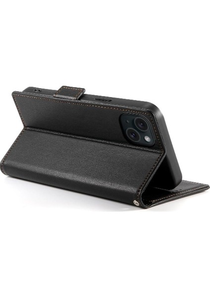 IPhone 15 Için Flip Case Artı Flip Cüzdan Kartvizit Yuvaları Günlük Kullanım (Yurt Dışından) indirimleri