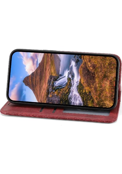 Realme 10 4g Günlük Kullanım Için Flip Case Cüzdan Standı Eşkenar Dörtgen Şekli El Kayışı (Yurt Dışından)