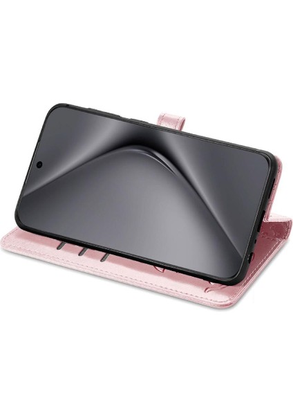 Huawei Pura 70 Ultra Darbeye Kısa Kayış Karikatür Hayvanlar Için Flip Case (Yurt Dışından)