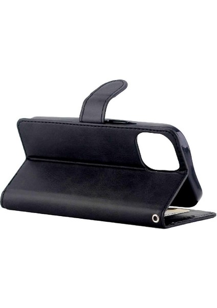 IPhone 14 Için Filp Durumda Pu Deri Manyetik Kapatma Kickstand Kart Tutucu (Yurt Dışından) fırsatları