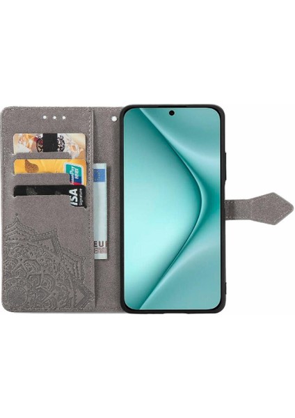 Huawei Pura 70 Flip Kapak Için Flip Case Basit Iş Zarif Desen (Yurt Dışından)