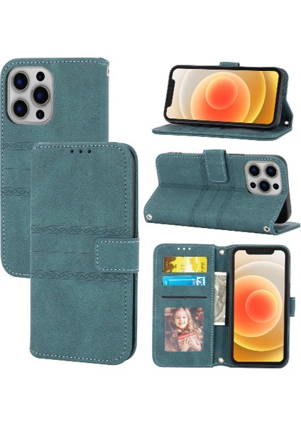 Iphone 14 Için Flip Case Pro Max Manyetik Kapatma Kickstand Pu Deri (Yurt Dışından)