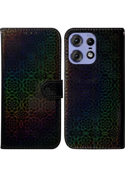 Motorola Moto Kenar 50 Pro Premium Pu Deri Cüzdan Kılıf Için Flip Case (Yurt Dışından)