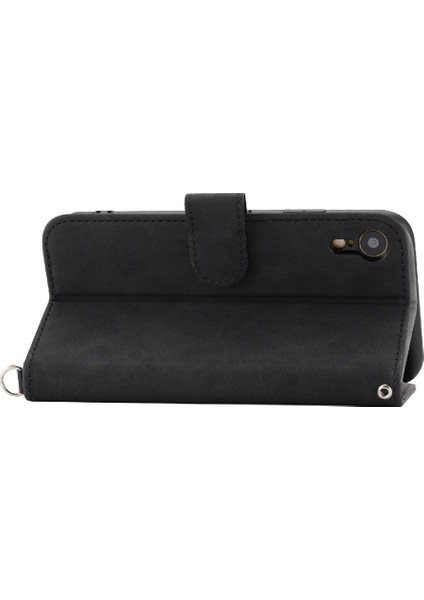 Iphone 11 Için Flip Case Xr Kabartmalı Çoklu Kredi Kartı Yuvaları Bileklik (Yurt Dışından) fırsatları
