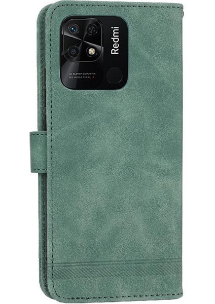 Xiaomi Redmi 10C Bileklik Kart Yuvaları Nakit Cep Premium Için Flip Case (Yurt Dışından) fırsatları