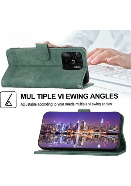 Xiaomi Redmi 10C Bileklik Kart Yuvaları Nakit Cep Premium Için Flip Case (Yurt Dışından) indirimleri