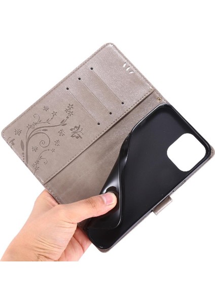 IPhone 14 Için Filp Durumda Pro Kart Tutucu Kickstand Bilek Kayışı Manyetik Pu (Yurt Dışından) fiyatları