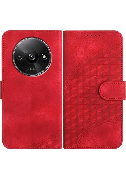 Xiaomi Redmi A3 Flip Iş Darbeye Deri Kılıf Pu Için Flip Case (Yurt Dışından)