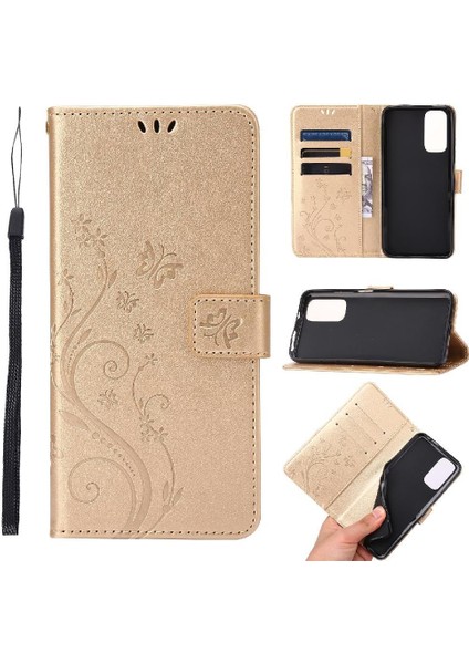 Xiaomi Redmi Not 11 Için 4g Kickstand Pu Deri Manyetik Kart Durumda (Yurt Dışından)