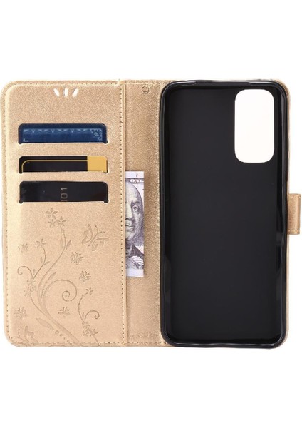 Xiaomi Redmi Not 11 Için 4g Kickstand Pu Deri Manyetik Kart Durumda (Yurt Dışından)
