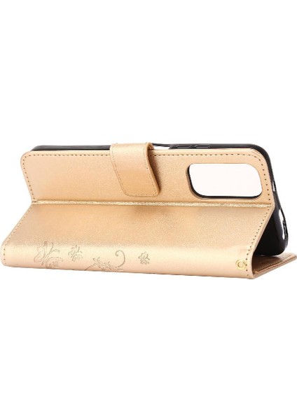 Xiaomi Redmi Not 11 Için 4g Kickstand Pu Deri Manyetik Kart Durumda (Yurt Dışından)