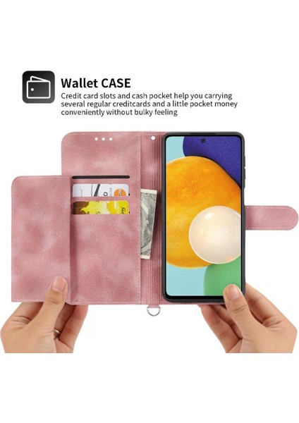 Xiaomi 11T/11T Pro Için Flip Case Darbeye Bileklik Kabartmalı Çoklu (Yurt Dışından)