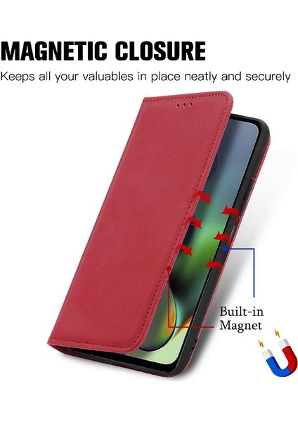Motorola Moto G54 5g Cüzdan Deri Kılıf Basit Iş Için Flip Case (Yurt Dışından) fırsatları
