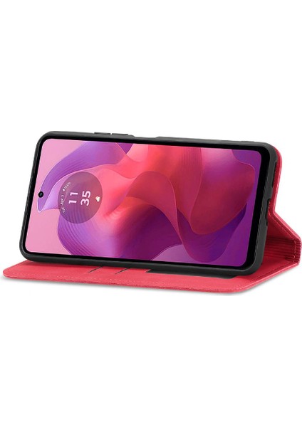 Motorola Moto G24 Flip Kapak Cüzdan Için Flip Case Basit Iş Deri (Yurt Dışından) fiyatları