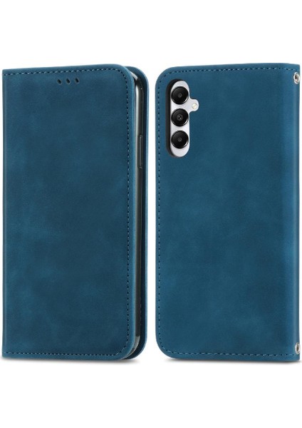 Samsung Galaxy A05S 4g Için Flip Case Darbeye Deri Kılıf Basit Flip (Yurt Dışından)