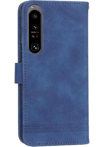 Sony Xperia 1 V Bileklik Premium Manyetik Kapatma Nakit Için Flip Case (Yurt Dışından)