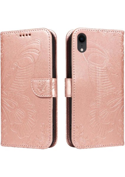 IPhone Xr Yüksek Kaliteli Deri Kredi Kartı Yuvası El ile Flip Case (Yurt Dışından)