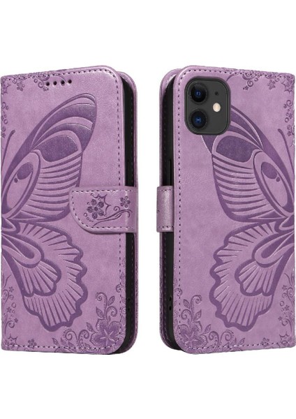 IPhone 11 Için Flip Case Kredi Kartı Yuvası ile Ayrılabilir El Kayışı Yüksek (Yurt Dışından)