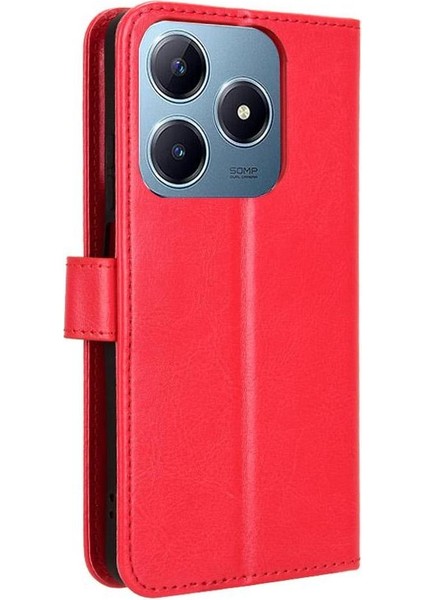 Realme C63 4g Için Kılıf Cüzdan Manyetik Kapak Çevirin Kart Tutucu (Yurt Dışından) fırsatları