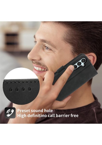 Samsung Galaxy Flip Manyetik Kapatma Nakit Cep Bileklik Için Flip Case (Yurt Dışından)